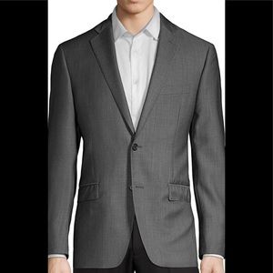 Men’s 42R Black Brown 1862 charcoal suit jacket